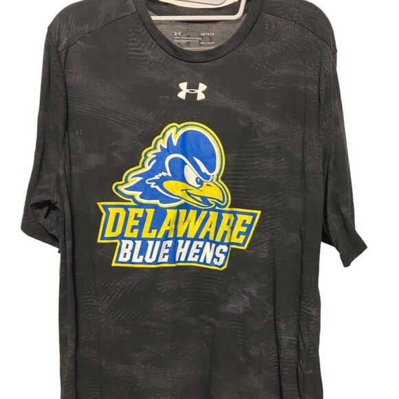 University of Delaware Blue Hens Under Armour Loose Fit Tee Shirt, Large - Picture 1 of 1